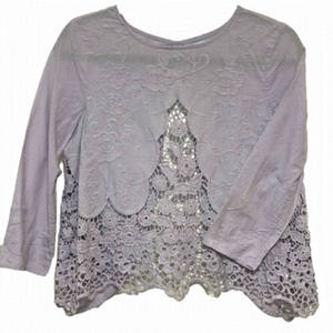 𝅺[KIMCHI blue] Boho floral open back cotton top